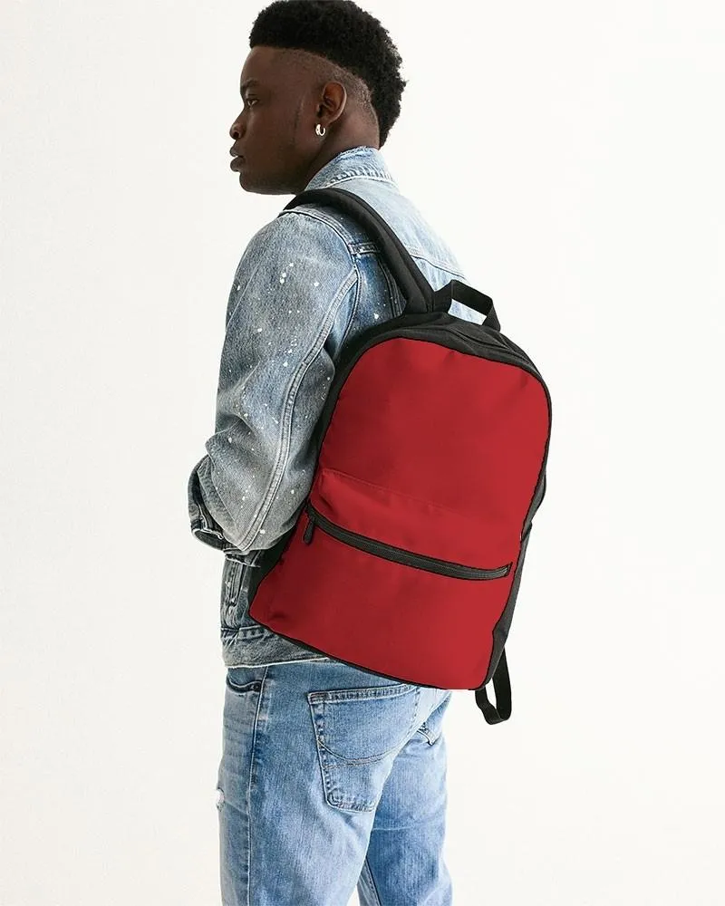 Shaded Red Canvas Backpack | C0M100Y100K30