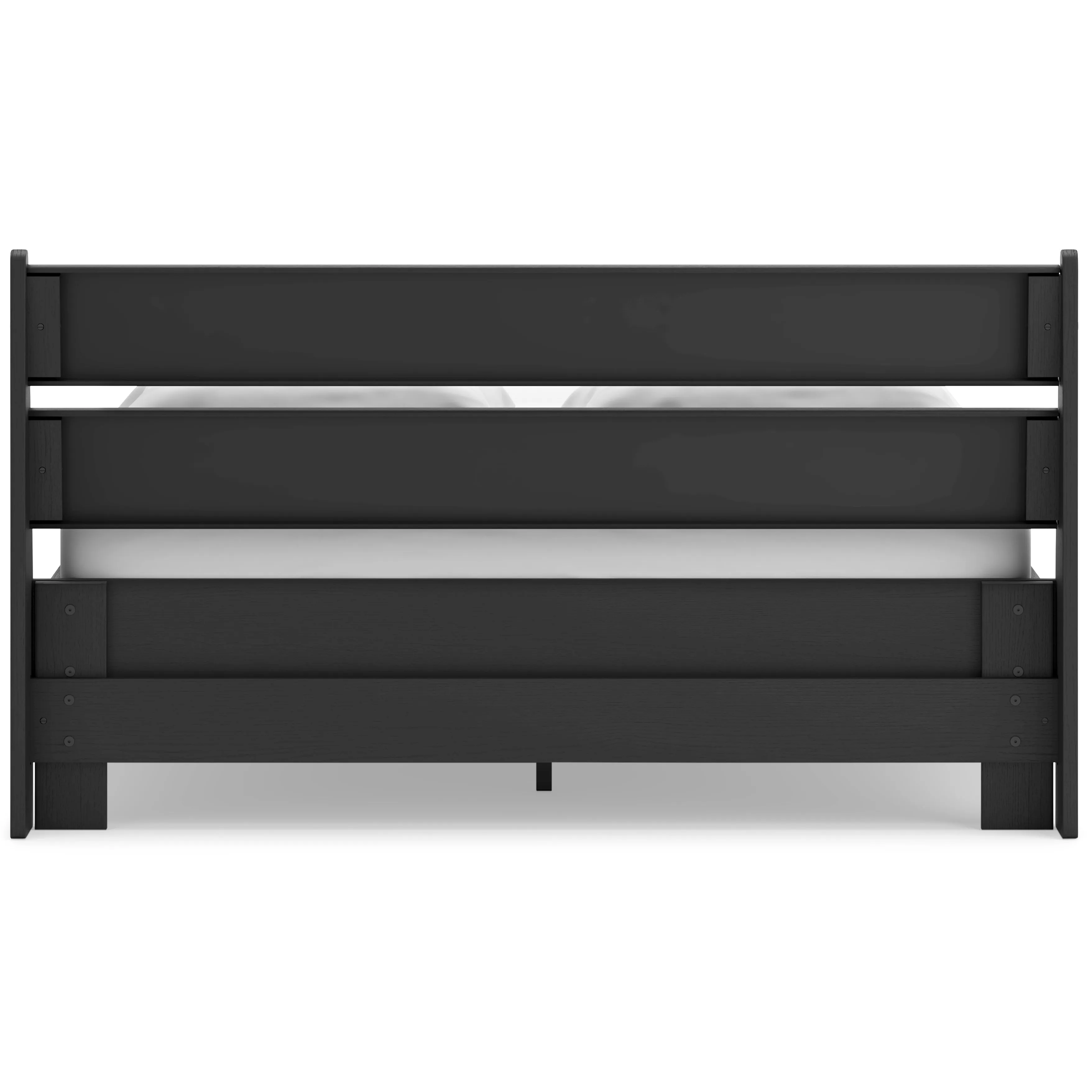 Socalle Queen Panel Headboard with Dresser and Chest in Black