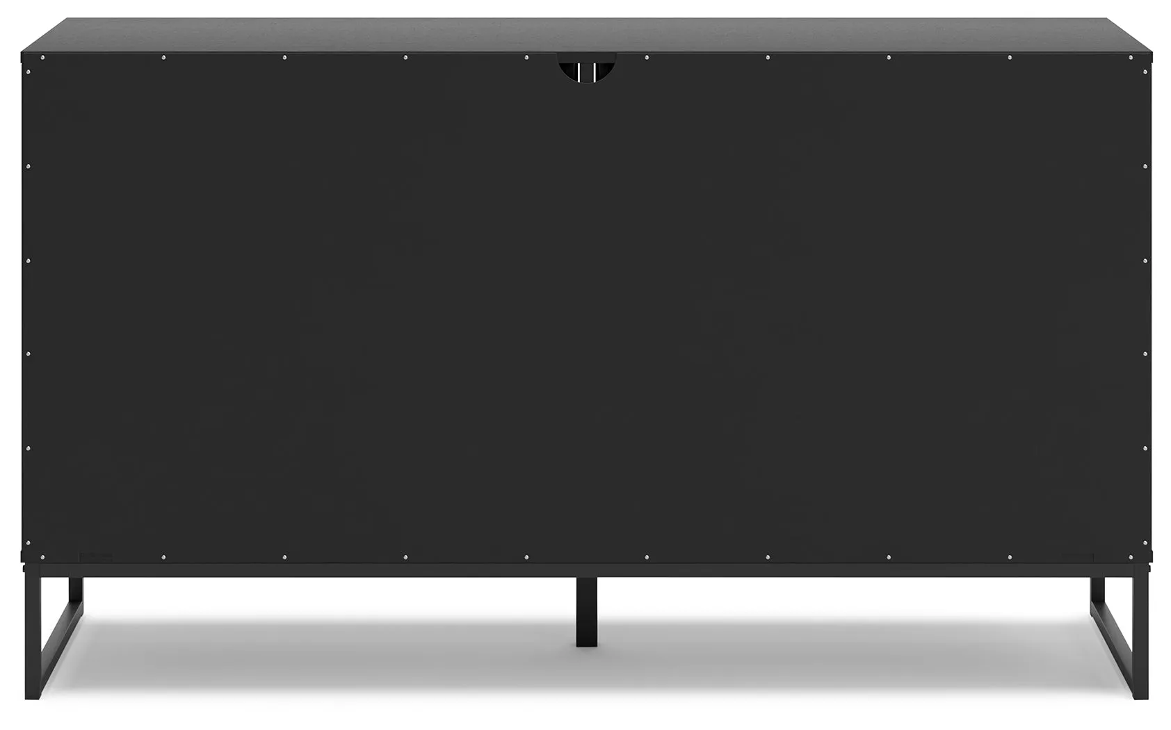 Socalle Queen Panel Headboard with Dresser and Chest in Black