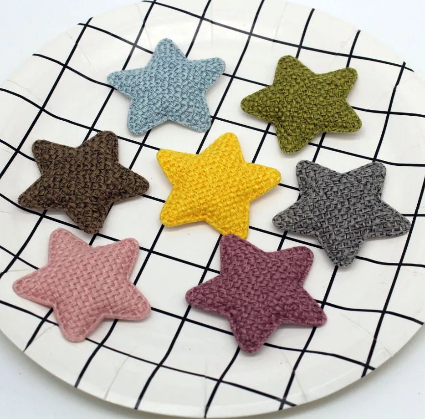 Star Patches, Embroidered Star Patch Appliques, Quality Patch Material Sew On Glued On, Cute Patches, Patch For Clothing Hat Jacket DIY